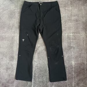 Women's SheFly Gnara Go There Soft Shell Black Juneau Hiking Hunting Pants Sz 16